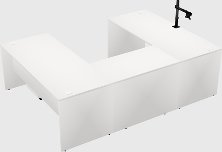 U-shaped desk