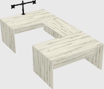 U-shaped desk
