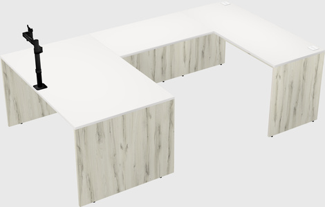 U-shaped desk