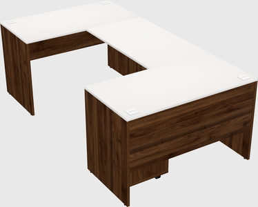 U-shaped desk