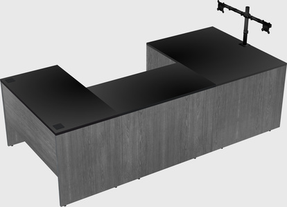 U-shaped desk