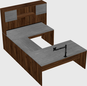 U-shaped desk
