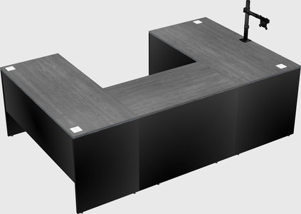 U-shaped desk