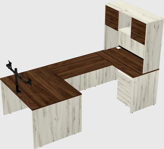 U-shaped desk