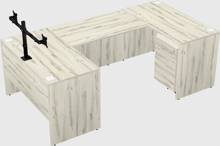 U-shaped desk