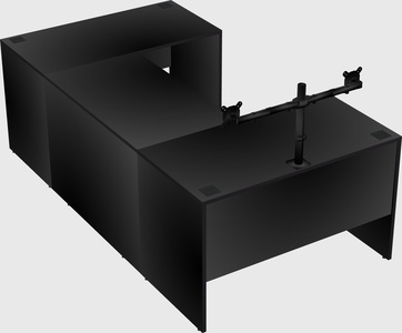 U-shaped desk