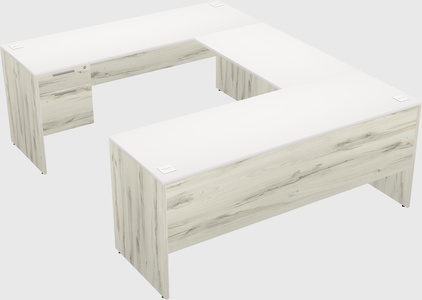 U-shaped desk
