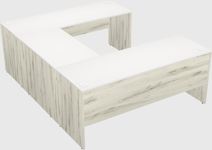 U-shaped desk