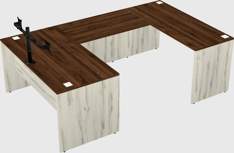 U-shaped desk