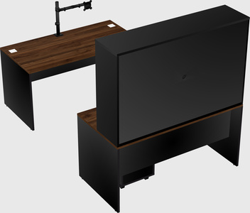 U-shaped desk