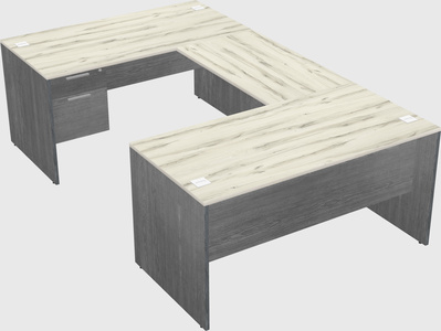 U-shaped desk