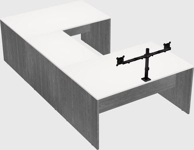 U-shaped desk