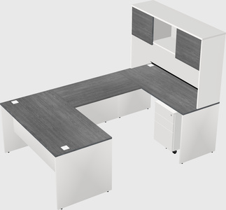U-shaped desk