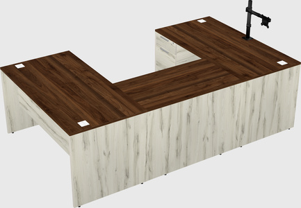 U-shaped desk