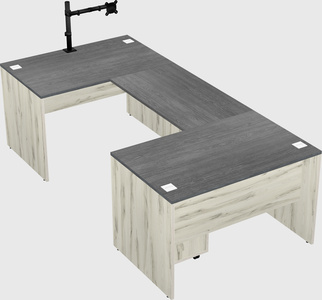 U-shaped desk