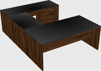 U-shaped desk