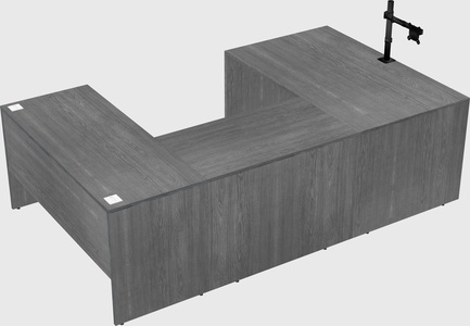 U-shaped desk