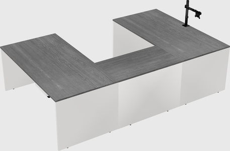 U-shaped desk