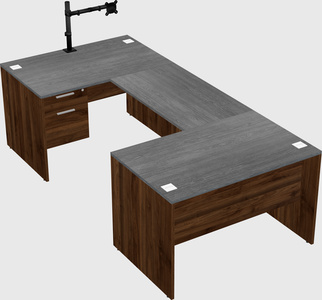 U-shaped desk