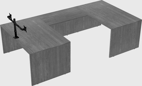 U-shaped desk