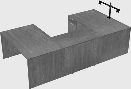U-shaped desk