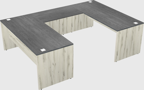 U-shaped desk