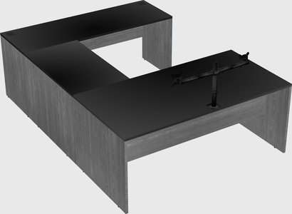 U-shaped desk