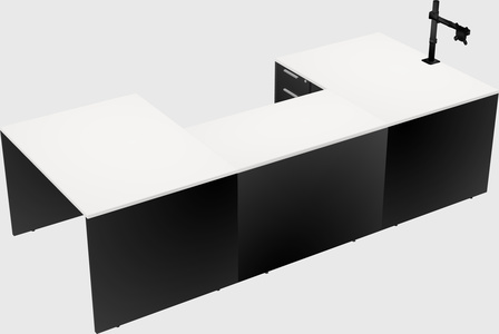 U-shaped desk