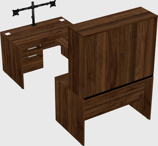 U-shaped desk