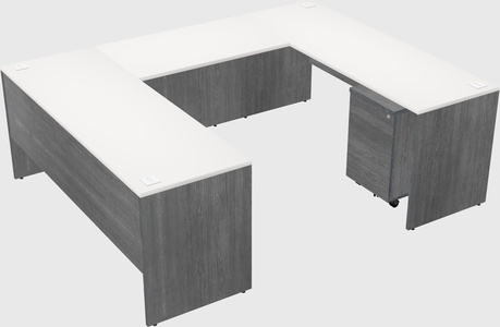 U-shaped desk