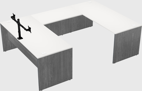 U-shaped desk