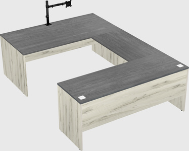 U-shaped desk