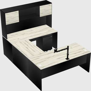 U-shaped desk