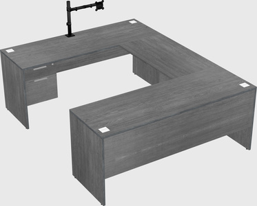 U-shaped desk