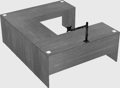 U-shaped desk