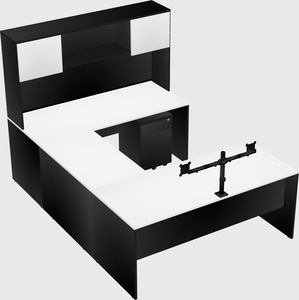 U-shaped desk