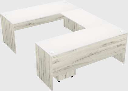 U-shaped desk