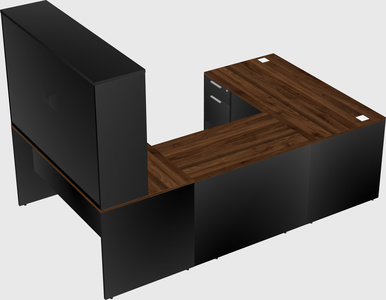 U-shaped desk
