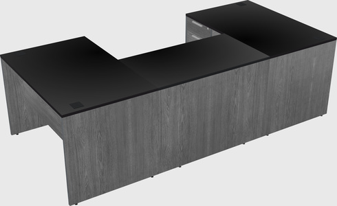 U-shaped desk