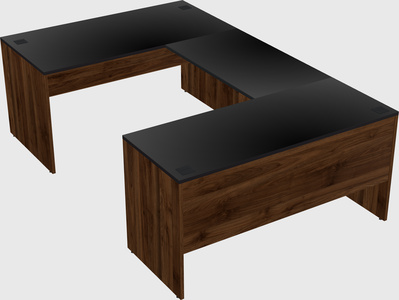 U-shaped desk