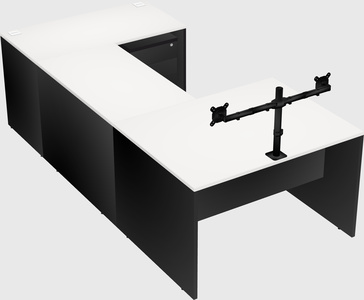 U-shaped desk