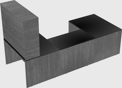 U-shaped desk