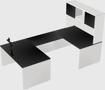 U-shaped desk
