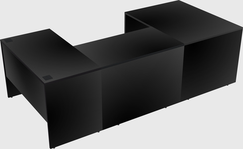 U-shaped desk