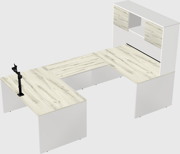 U-shaped desk
