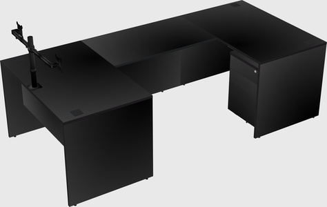 U-shaped desk