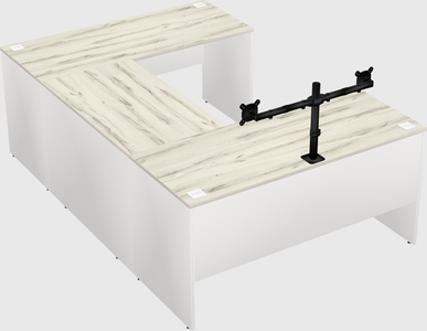 U-shaped desk