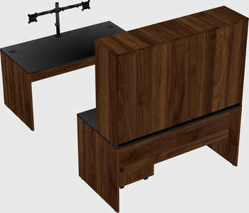 U-shaped desk