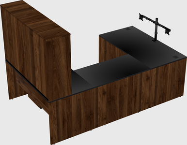 U-shaped desk
