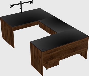 U-shaped desk